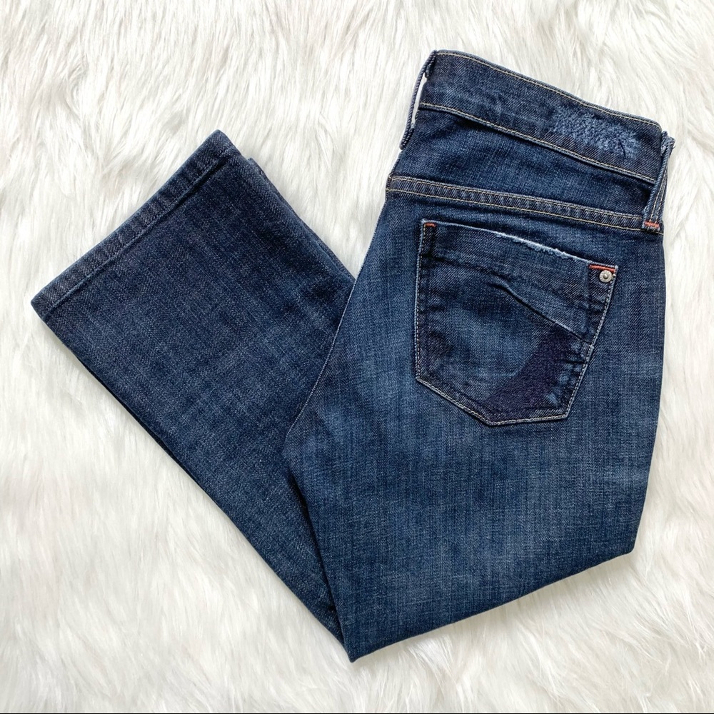 SOLD-James Jeans Cropped Dry Aged Denim Jeans - Picture 6 of 9